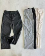 Pantalón Palazzo de Frisa Con Brillo - Imagen 4