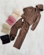 Conjunto Darlon de Campera y Pantalón Wide Leg Mod. 045 - Imagen 2