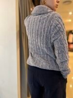 Sweater de Chenille con Medio Cierre - Imagen 6