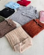 Sweater de Chenille con Medio Cierre - Imagen 3