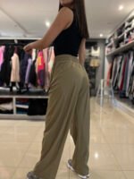 Pantalón Palazzo con Microtextura Mod. 4971 - Imagen 3