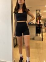 Calza Corta Short Seamless DL con Faja y Franjas Laterales Mod. 320 - Imagen 3