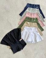 Pollera Deportiva K-Five Plisada con Calza y Doble Bolsillo - Imagen 2