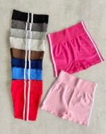 Calza Corta Short Deportivo DL Seamless con Faja y Tiras - Imagen 2