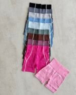 Calza Corta Short Morley VicBlack Seamless con Faja y Vivos Mod. 884 - Imagen 2