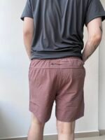 Short Deportivo Hombre HLM 2 en 1 con Calza Interna y Bolsillo Trasero con Cierre Importado - Imagen 5