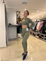 Conjunto Deportivo 3 Piezas DL Campera, Top y Calza Larga Mod. 6044 - Imagen 3