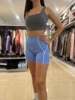 Calza Corta Short Morley VicBlack Seamless con Faja y Vivos Mod. 884 - Imagen 3