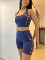 Conjunto Deportivo Top y Calza Ciclista VicBlack con Vivos y Bolsillos Mod. 0942