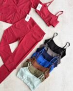 Conjunto Deportivo 3 Piezas DL Campera, Top y Calza Larga Mod. 6044 - Imagen 9