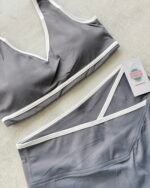 Conjunto Deportivo Top Escote V y Calza Short VicBlack Crossover Mod. 4825 - Imagen 6