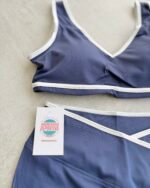 Conjunto Deportivo Top Escote V y Calza Short VicBlack Crossover Mod. 4825 - Imagen 9