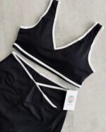 Conjunto Deportivo Top Escote V y Calza Short VicBlack Crossover Mod. 4825 - Imagen 12