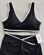 Conjunto Deportivo Top Escote V y Calza Short VicBlack Crossover Mod. 4825 - Imagen 13