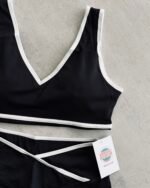 Conjunto Deportivo Top Escote V y Calza Short VicBlack Crossover Mod. 4825 - Imagen 15