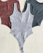 Body Musculosa VicBlack Seamless Morley Vintage Wash Mod. 515 - Imagen 4