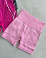 Calza Corta Short Morley VicBlack Seamless con Faja y Vivos Mod. 884 - Imagen 6