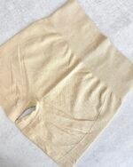 Calza Corta Deportiva Lv. Short Seamless Mod. 831 | Tiro Alto Faja, Tejido Sin Costuras y Efecto Modelador Camel claro