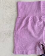 Calza Corta Deportiva Lv. Short Seamless Mod. 831 | Tiro Alto Faja, Tejido Sin Costuras y Efecto Modelador