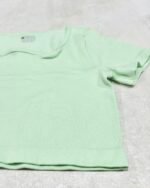 Top Pupera V.Black Morley Mod. 5982 | Remera Crop Manga Corta Escote Cuadrado Seamless Verde claro