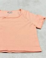 Top Pupera V.Black Morley Mod. 5982 | Remera Crop Manga Corta Escote Cuadrado Seamless Salmon