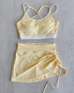 Conjunto Top y Pollera BE c/ Frunce Mod.190070