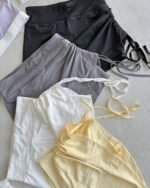Conjunto Top y Pollera BE c/ Frunce Mod.190070