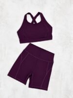Conjunto Top y Short Be. Mod.5009 Bordo